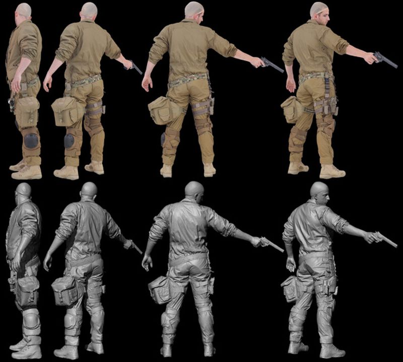 3D scanning session10 تصاویری از مراحل پیش تولید تیزر بازی Cyberpunk 2027