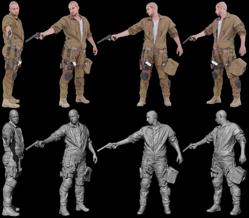 3D scanning session9 تصاویری از مراحل پیش تولید تیزر بازی Cyberpunk 2027