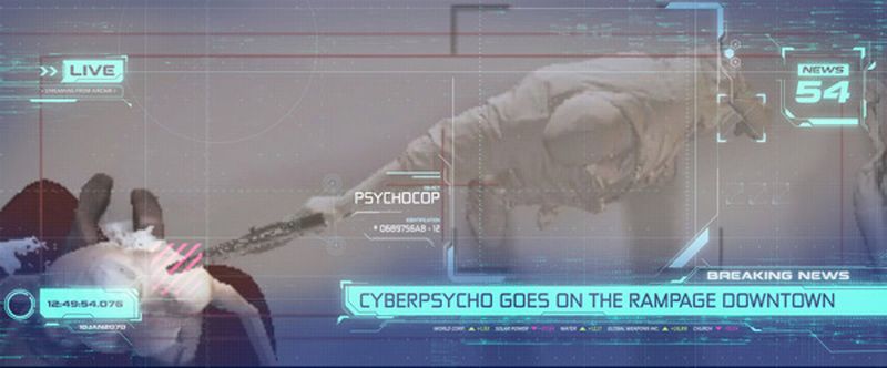 Interface exploration3 تصاویری از مراحل پیش تولید تیزر بازی Cyberpunk 2027