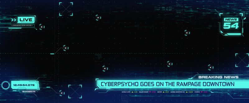 Interface explorations1 تصاویری از مراحل پیش تولید تیزر بازی Cyberpunk 2027
