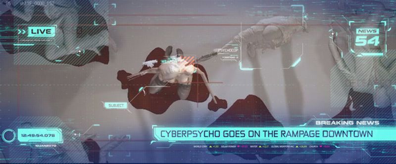 Interface explorations2 تصاویری از مراحل پیش تولید تیزر بازی Cyberpunk 2027
