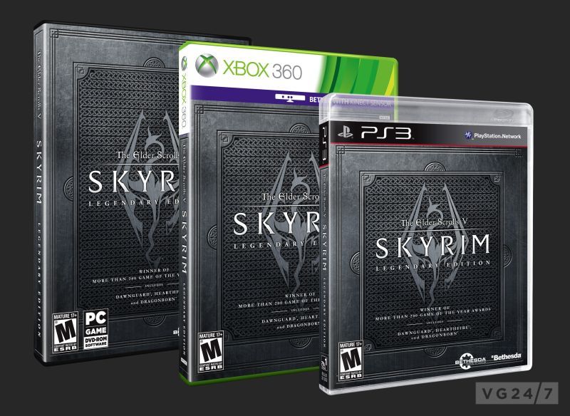 skyrim LE boxshots انتشار The Elder Scrolls 5: Skyrim Legendary Edition در ماه ژوئن