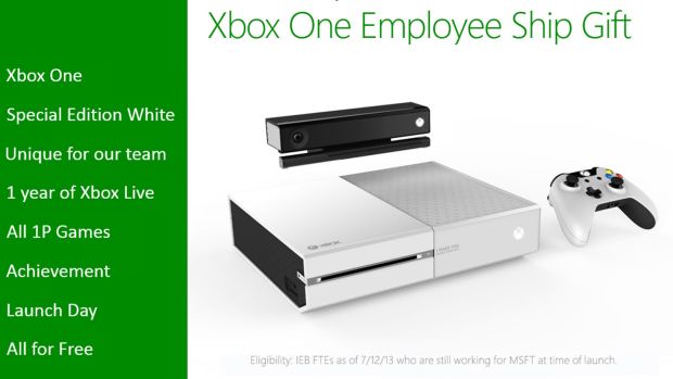 white xbox one Xbox One با رنگ سفید در انحصار کارمندان مایکروسافت