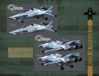 تصاویری از طرح های اولیه یکی از فضاپیما های Star Citizen منتشر شد 1