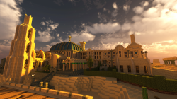 Whiteark شهر صحرایی عظیم Minecraft هنوز حتی کامل نشده است 1