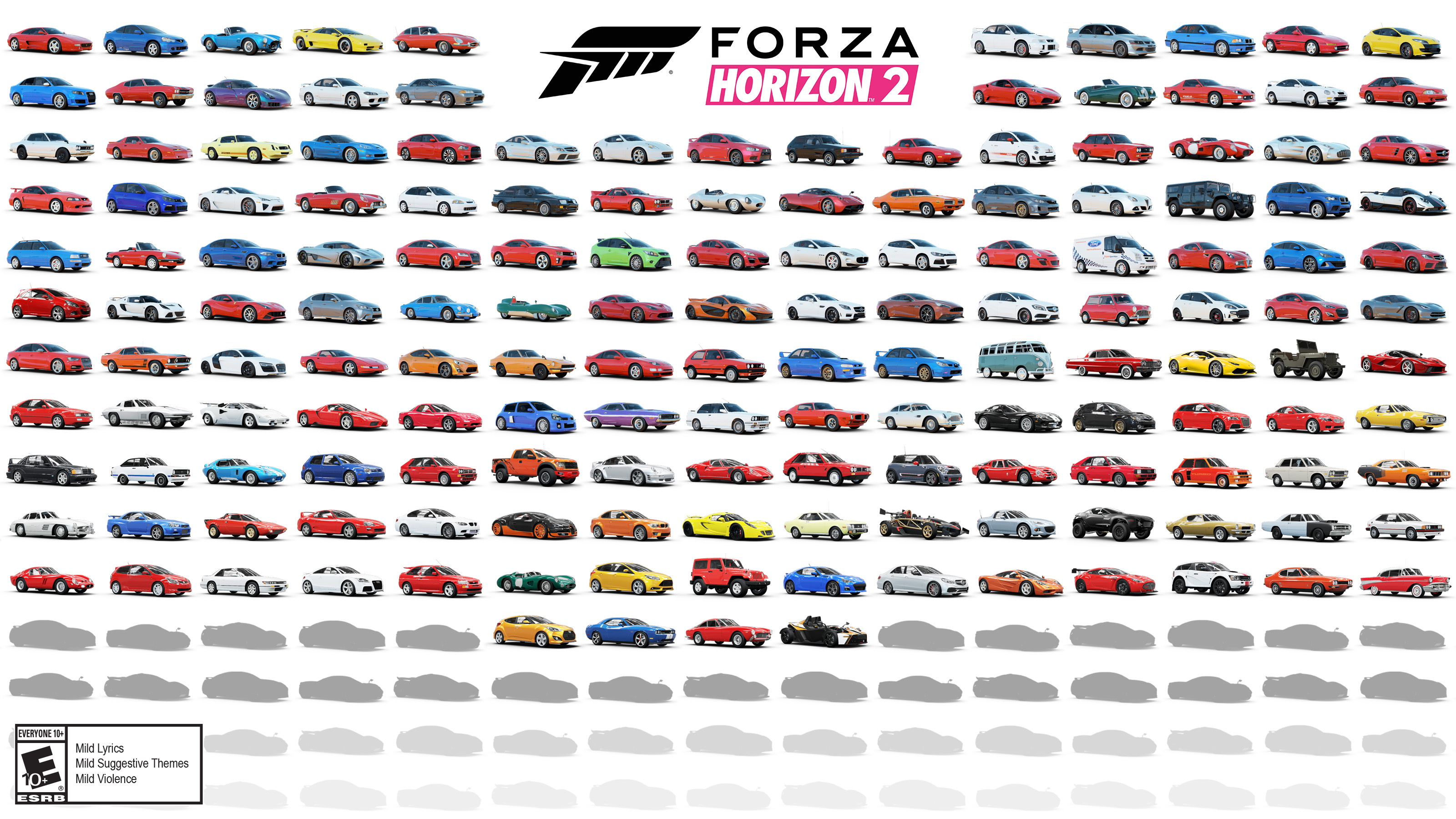 تصویری از تمام اتومبیل های اعلام شده Forza Horizon 2 را در اینجا مشاهده کنید 1