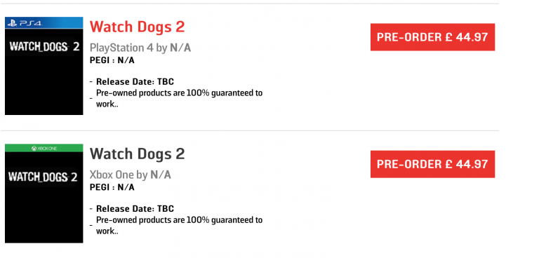 پیش خرید Watch Dogs 2 در فروشگاه گیم استاپ افزوده شد!