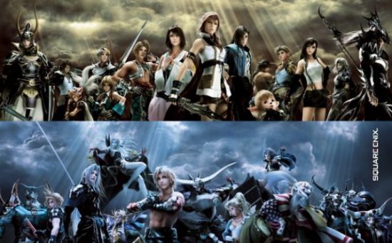final fantasy dissida 012 wallpaper background roaster characters square enix action rpg role playing game
