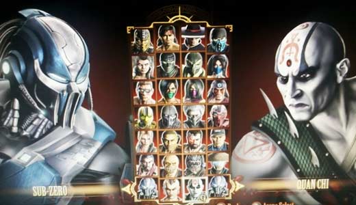 صفحه‌ی انتخاب کارکتر Mortal Kombat پخش شد! | گیمفا
