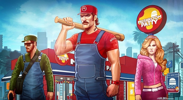 ماریو و لوئیجی در GTA V ! | عکس های هنری جالب غیررسمی بازی را اینجا تماشا کنید - گیمفا