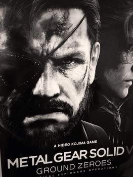 metal gear solid v ground zeroes poster