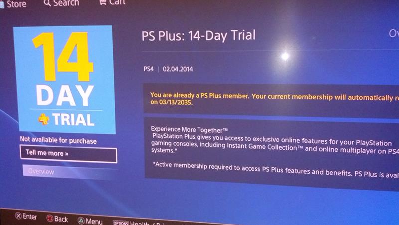 اشکالی در PS4: تا سال ۲۰۳۵ بدون پرداخت هیچ پولی مشترک PS Plus شوید! - گیمفا