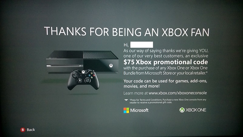 هدیه ۷۵ دلاری مایکروسافت به دارندگان Xbox One - گیمفا
