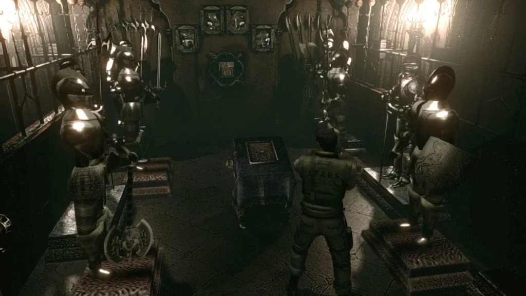 resident evil remake comparison screenshots illustrate visual differences + three fresh images 9 1024x576