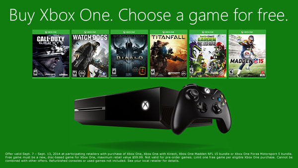 با خرید Xbox One در هفته بعد، از همه ی بازی ها به صورت رایگان بهره مند شوید - گیمفا