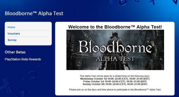 نسخه آلفا بازی BloodBorne فردا آغاز به کار می کند - گیمفا