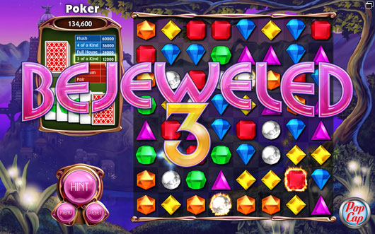 Bejeweled 3 بر روی شبکه Origin رایگان می باشد - گیمفا