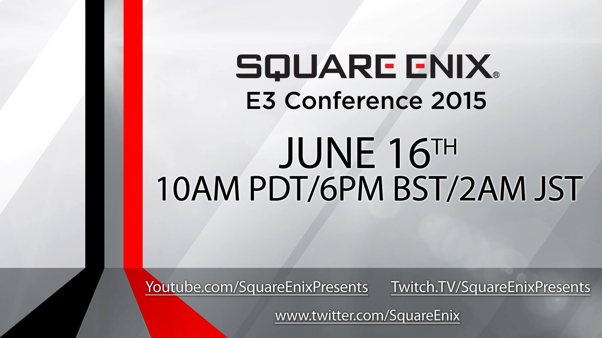 E3 2015: کنفرانس Square Enix با یک ساعت تاخیر برگزار می شود - گیمفا