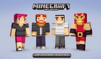 minecraft xbox 360 birthday skins 1 600x355