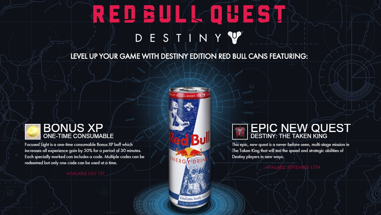 Destiny: The Taken King: کلاهبردارانی که قوطی های تبلیغاتی Red Bull را برای این عنوان ساخته بودند، عده زیادی را گرفتار کرده اند! - گیمفا