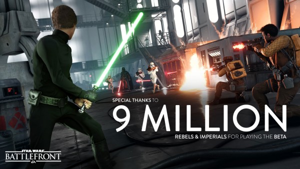 بتا Star Wars: Battlefront رقم ۹ میلیونی به خود دید - گیمفا