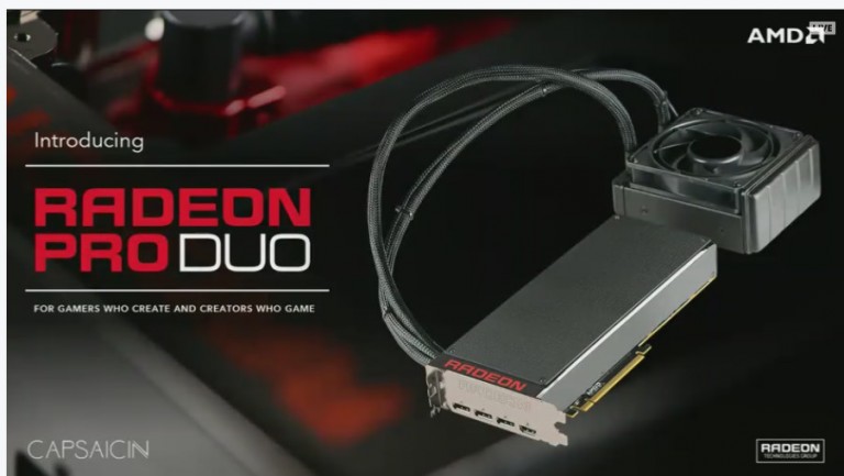 AMD رونمایی کرد| Radeon Pro Duo قدرتمندترین و جدیدترین کارت‌گرافیک کره‌خاکی - گیمفا