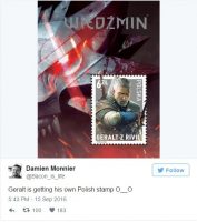 تمبری با طرح قهرمان بازی The Witcher 3 در لهستان چاپ می‌شود - گیمفا