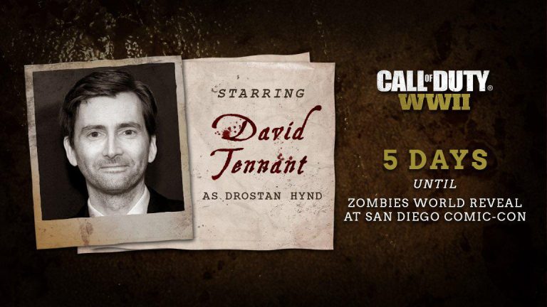 دیوید تننت در بخش زامبی Call of Duty: WW2 ایفای نقش می‌کند - گیمفا