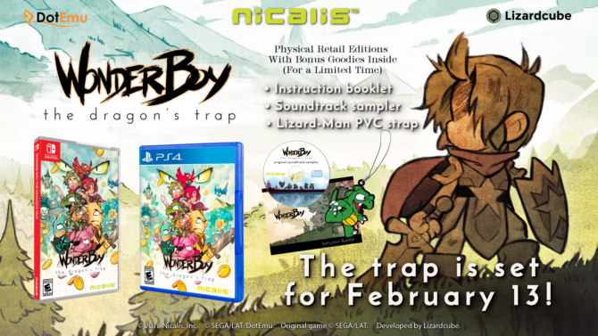 تاریخ انتشار نسخه فیزیکی بازی Wonder Boy: The Dragon’s Trap مشخص شد - گیمفا