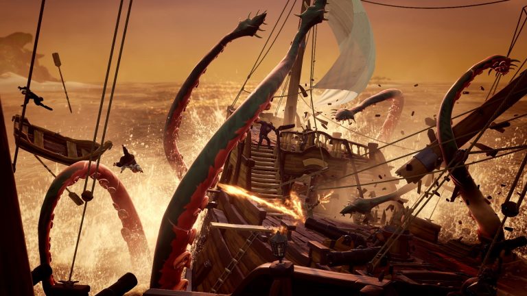 کراکن ها در عنوان Sea of Thieves فاقد بدن هستند - گیمفا