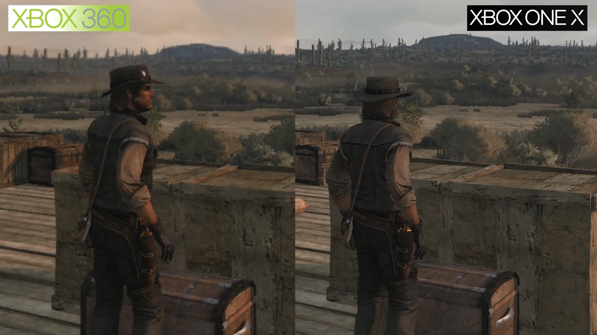 مقایسه گرافیکی Red Dead Redemption بر‌روی ایکس‌باکس ۳۶۰ و ایکس‌باکس وان ایکس - گیمفا