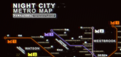نقشه Cyberpunk 2077 جزییاتی از گیم‌پلی بازی در اختیار ما قرار می‌دهد - گیمفا