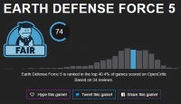 دفاع از خود، دفاع از دیگران، دفاع از زمین | نقدها و نمرات بازی Earth Defense Force 5 - گیمفا