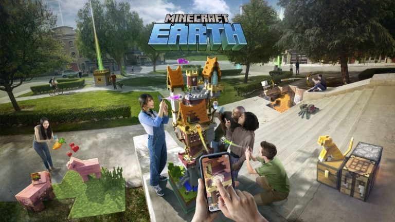بازی واقعیت افزوده‌ی Minecraft Earth معرفی شد - گیمفا