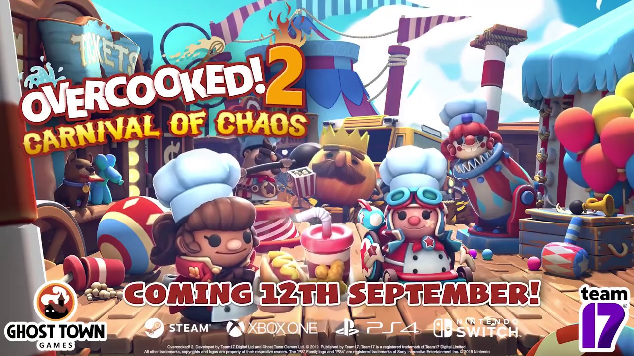 از بسته‌ی الحاقی جدید Overcooked 2 با نام Carnival of Chaos رونمایی شد - گیمفا