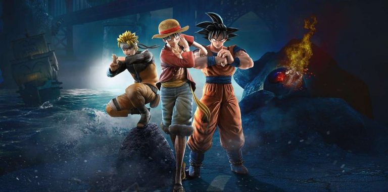 [تصویر:  Jump-Force-Cover-Luffy-Goku-Naruto-768x381.jpg]