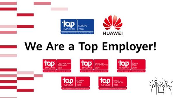 با اعلام رسمی Top Employers Institute: هوآوی کارفرمای برتر اروپا در ۲۰۲۰ شد - گیمفا