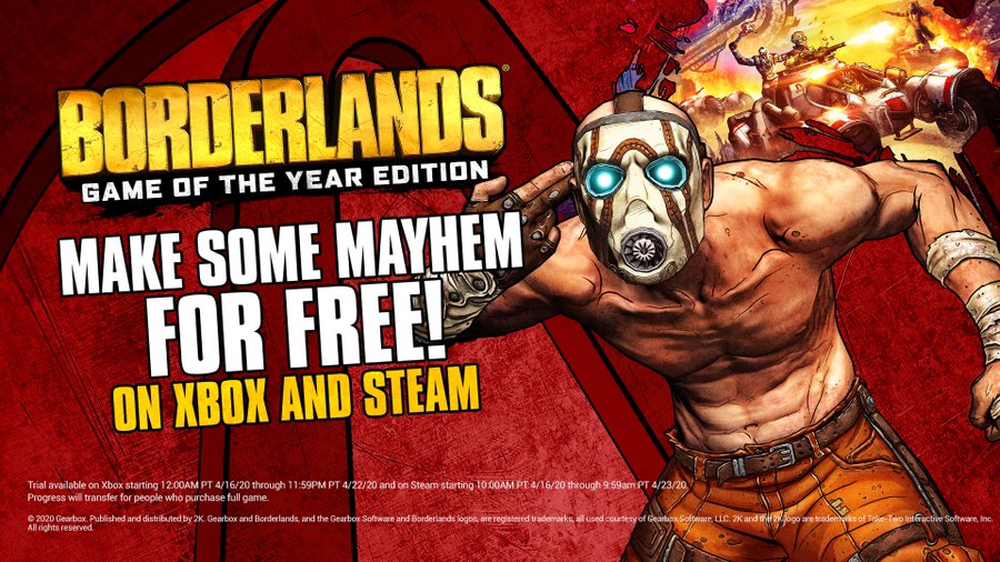 بازی Borderlands: GOTY Edition را برای یک هفته به صورت رایگان تجربه کنید - گیمفا