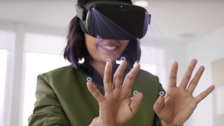 هدست واقعیت‌ مجازی Oculus Quest به شما اجازه می‌دهد از دستانتان به عنوان کنترلر استفاده کنید - گیمفا