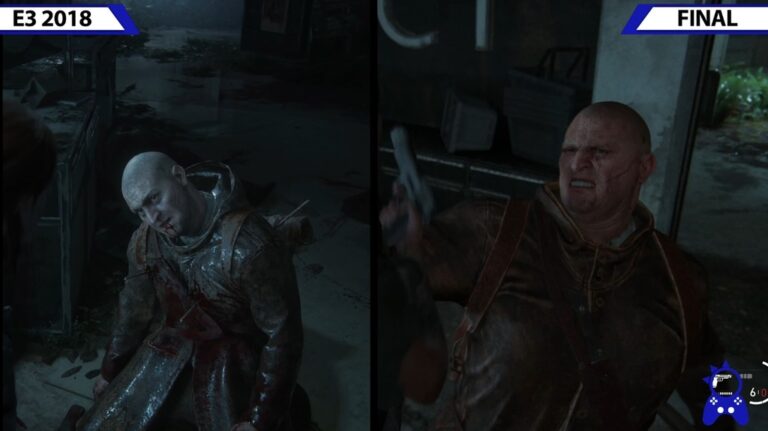 ویدیوی مقایسه‌ی نسخه‌ی نهایی The Last of Us Part 2 با تریلر آن در E3 2018 به کاهش کیفیت گرافیکی اشاره دارد - گیمفا
