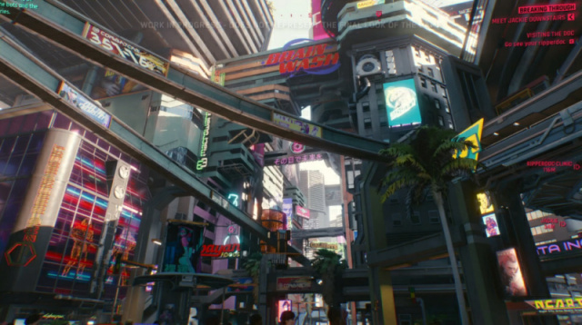 تصاویری هنری از منطقه‌ی هیوود بازی Cyberpunk 2077 منتشر شد - گیمفا