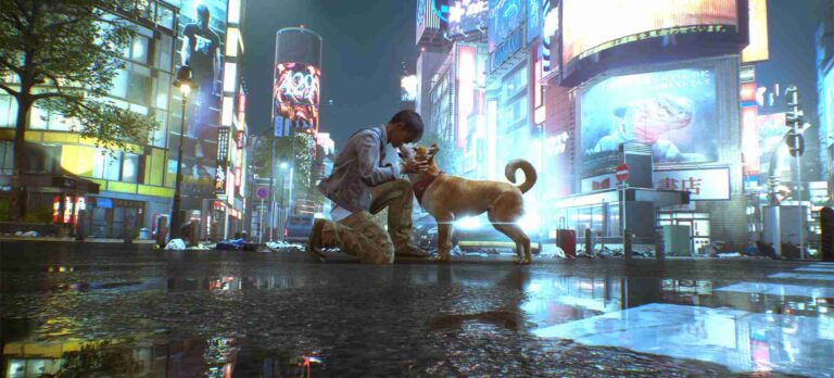 در بازی Ghostwire: Tokyo می‌توانید سگ‌ها را نوازش کنید - گیمفا