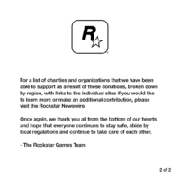 ناشر بازی GTA بیش از ۱۵ میلیون دلار برای خیریه جمع‌آوری کرده است - گیمفا