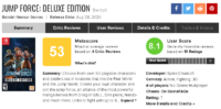 نبرد نفسگیر | نقدها و نمرات بازی Jump Force Deluxe Edition - گیمفا