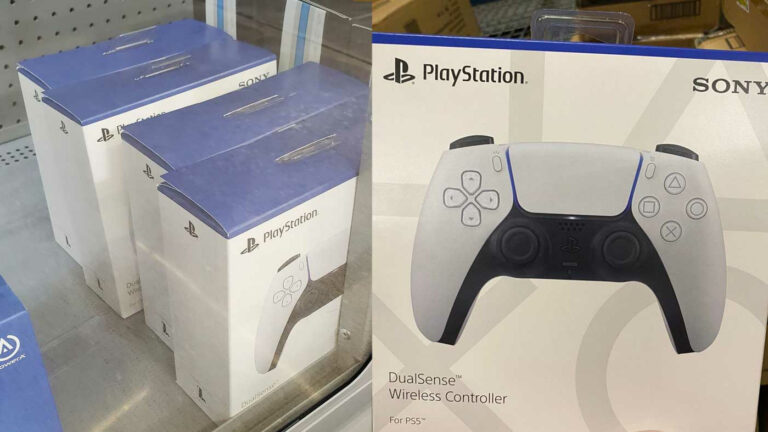 کنترلرهای DualSense کنسول پلی‌استیشن ۵ در ویترین فروشگاهای والمارت توسط مشتریان مشاهده شدند - گیمفا