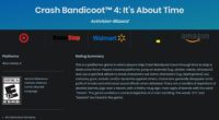 نسخه‌ی نسل بعدی Crash Bandicoot 4: It’s About Time در وب‌سایت ESRB فاش شد - گیمفا