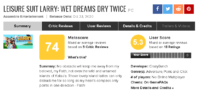 به دنبال سرنوشت | نقدها و نمرات بازی Leisure Suit Larry: Wet Dreams Dry Twice - گیمفا