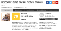 بازی Mercenaries Blaze: Dawn of the Twin Dragons