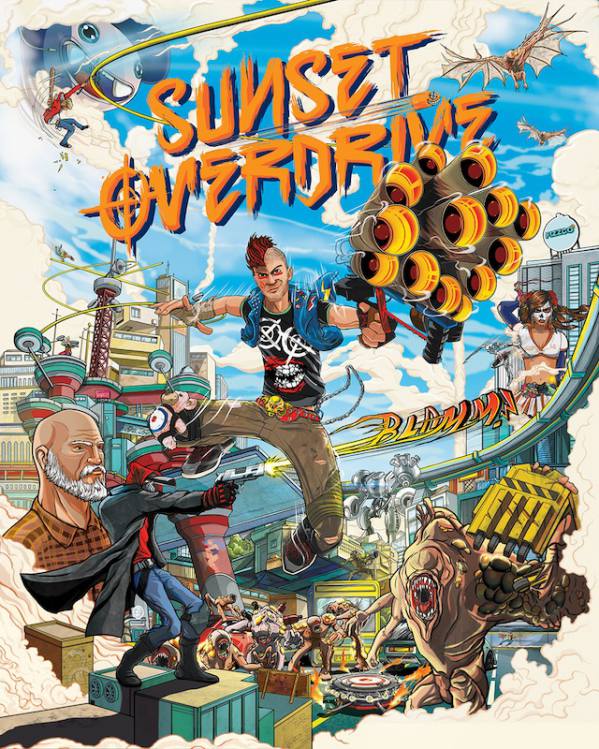 تصویر روی جلد بازی sunset overdrive
