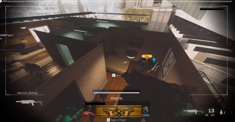 گلیچی در بازی Call of Duty: Warzone باعث ناپدید شدن سقف خانه‌ها می‌شود